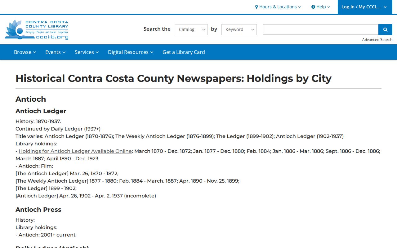 Concord public records newspaper holdings for Concord Transcript research
